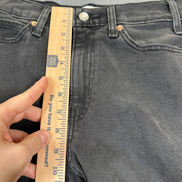 Levi's Strauss & Co Jeans Womens 27 Black Denim High Rise Kick Bootcut Heritage - Picture 8 of 10